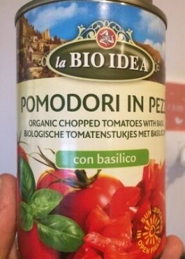 La Bio Idea Organic Chopped Tomato Basilico, 400 g